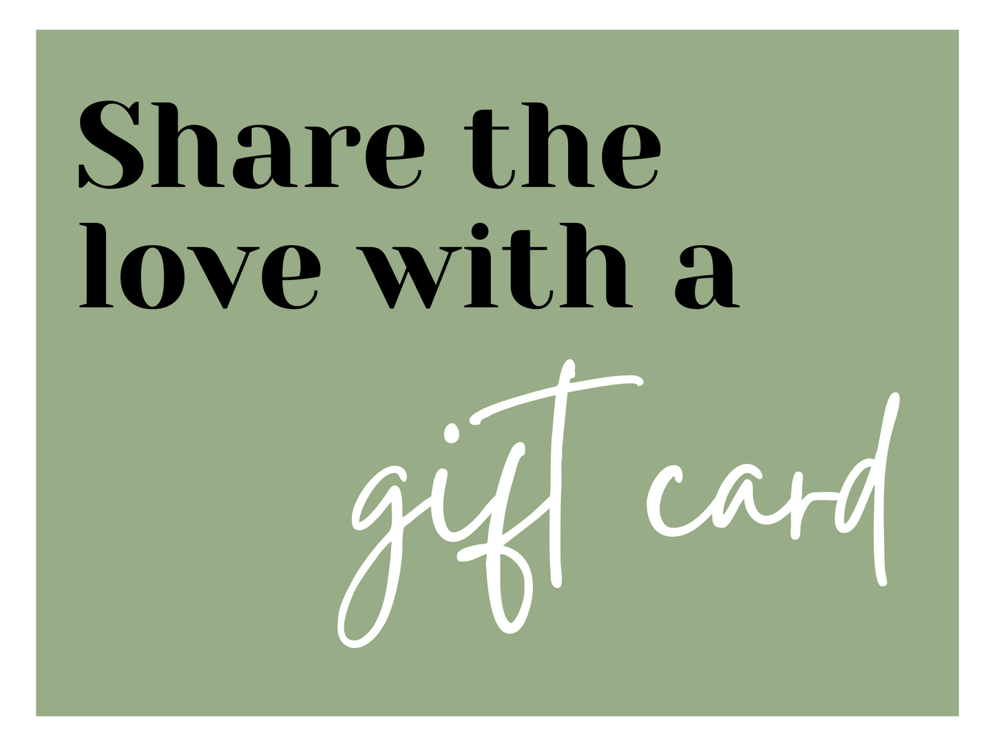 Zero&Co. Gift Card